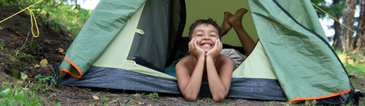 Campeggio per il camping in Val Pusteria