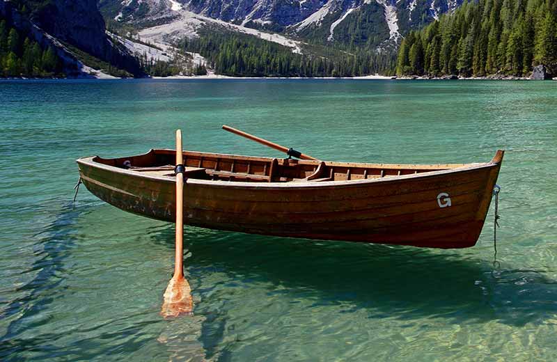 Eine Bootsfahrt auf dem See