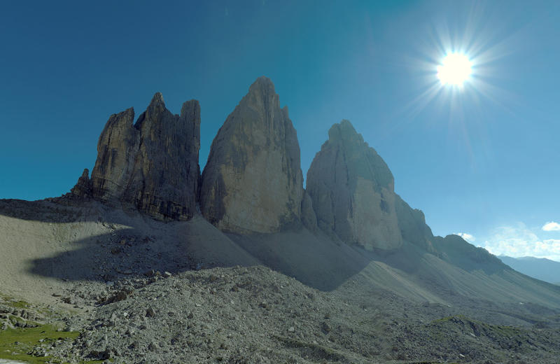 Panorama von den Drei Zinnen