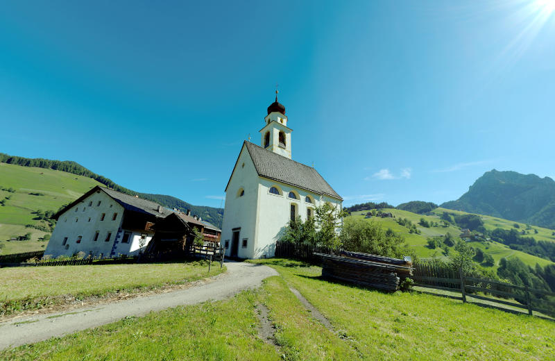Panorama von St. Vigil in Enneberg