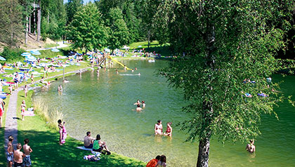 issinger weiher sommer