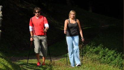 nordic walking wald