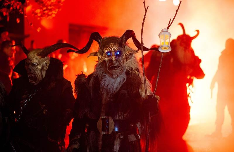 Krampusumzug in Toblach