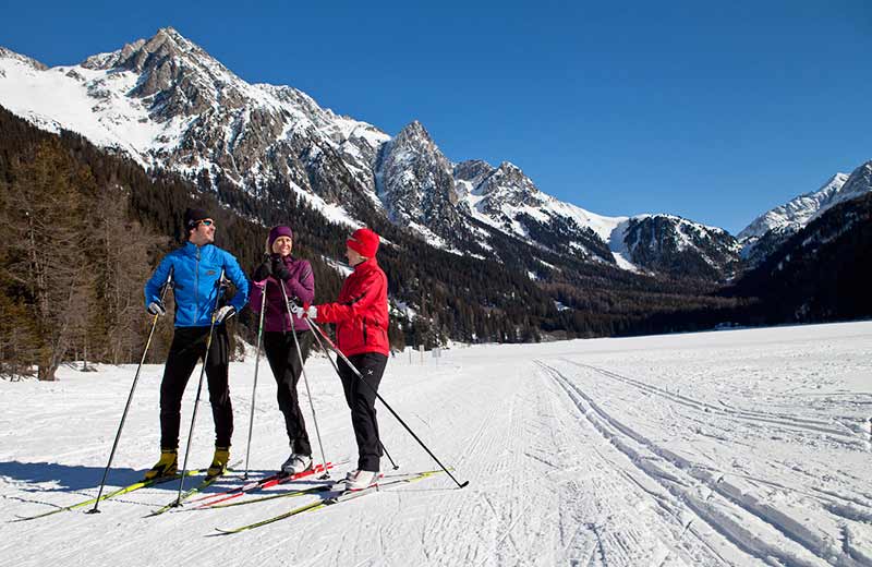 Piste di sci di fondo nella Valle di Anterselva