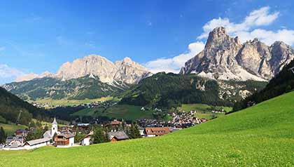 alta badia vista corvara estate