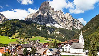 alta badia vista corvara