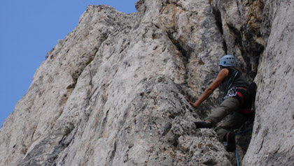 arrampicare aperto