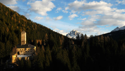 vista sul castel welsperg