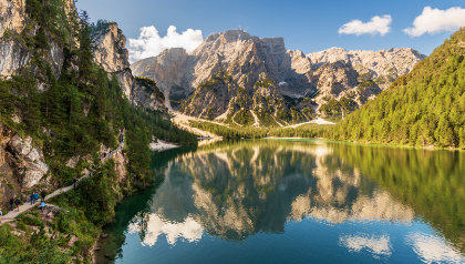 vista sul lago braies