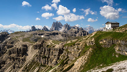 vista parco naturale tre cime