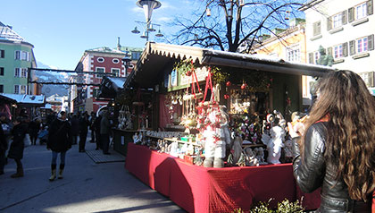 vista mercatino di natale