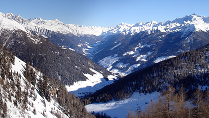 panorama valle aurina