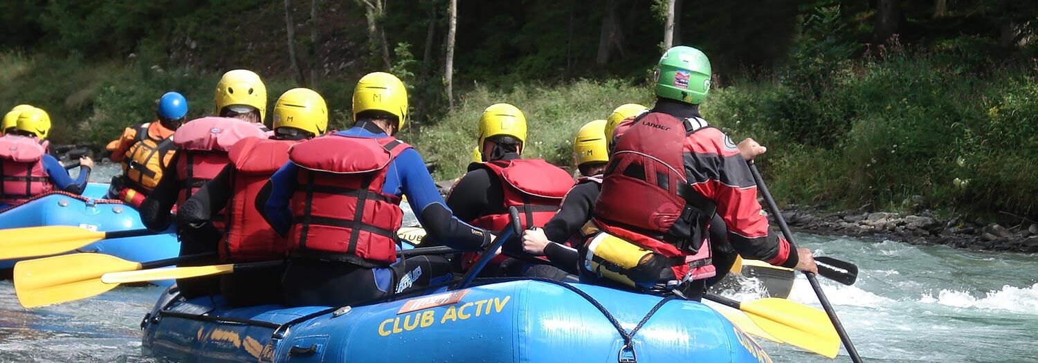 Rafting nell'area di vacanze Val Pusteria