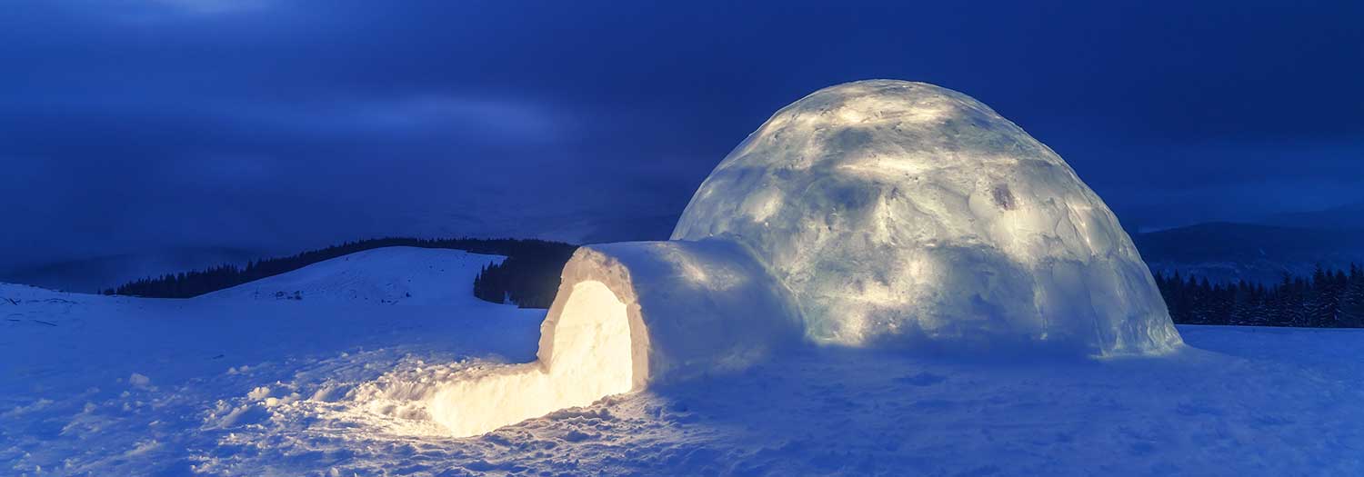 Dormire in un igloo
