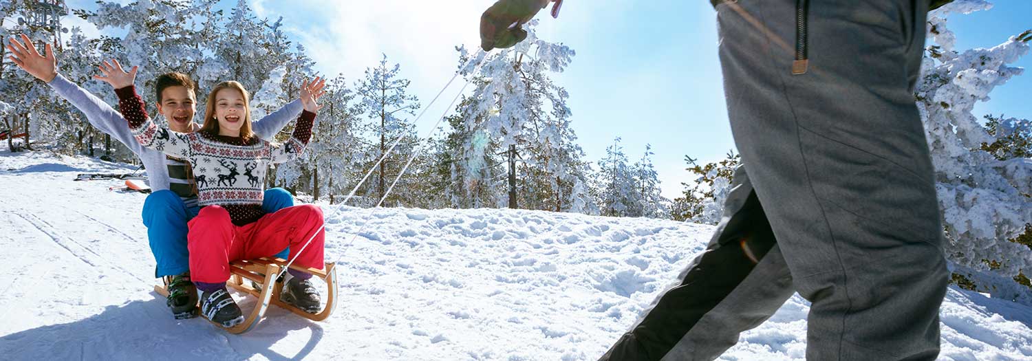 Slittare con tutta la famiglia in Val Pusteria