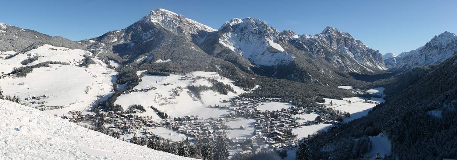 San Vigilio di Marebbe nell'area di vacanze Plan de Corones