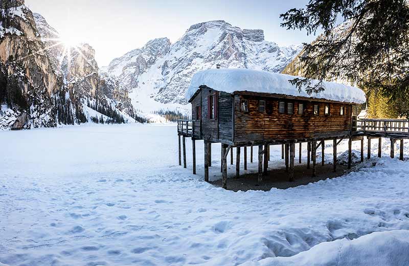 Lago di Braies in Alta Pusteria
